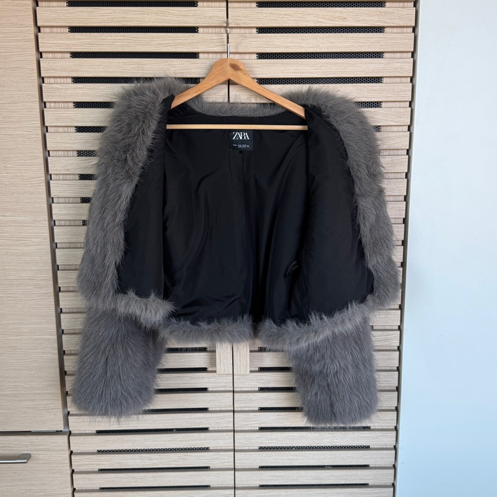 Zara Dark Gray Jacket - Picture 3 of 5